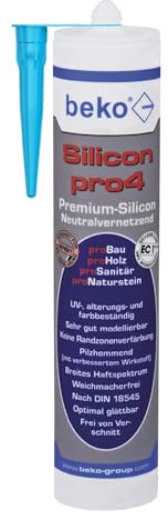 Silikon pro4 Premium 310ml, inklusive kör4u Tülle (transparent-trüb 22435)