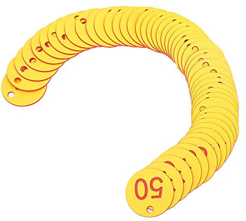 Imkerei-Haltung, Nummerierte Schilder, Etiketten für Vieh (1-50/Packung)