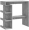 Genérico Wenjingqi-809453 Bartisch, Sperrholz, Grau, Beton, 100 x 50 x 101,5 cm