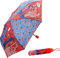 Clondo Faltbarer Regenschirm für Kinder, offener Durchmesser 80 cm, kompakt und leicht, ideal auch für die Schule, tragbar für Tasche und Rucksack, Spiderman Rot