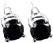 New Look Ohrringe Round Cut Created Black Stud Earrings Jewelry Gift For Women And Men Flip Flop Ohrringe Für (Beige, One Size)