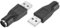 sourcing map 2 Pcs PS/2 to USB Port, PS/2 to USB Adapter PS/2 Female to USB Male Adapter for Wired Mouse Keyboard Desktop PC Laptop Notebook, Black