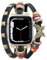 Bracelet de perles bohème compatible avec le bracelet Apple Watch pour femme 38mm, 40mm, 41 mm, 42 mm Series 10 9 8 7 6 SE Ultra 2 – Bracelet en cuir fait à la main multicouche pour iWatch (NOIR)