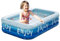 Piscina Gonfiabile - Piscina Familiare Esterna per Adulti | Da Gioco Stabili con Tubi Rettangolari per Spiaggia Giardino E Esterno