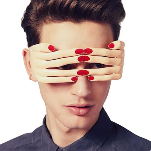 XFSRG Neuheit Sonnenbrille Party Brille Lustige Hand Finger Coole Form der Lustigen Selfie Requisiten Fancy Ball Augenmaske