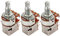 BQLZR Push Pull Guitar Potentiometer A500k Coil Tap 18mm Shaft Pack of 3