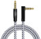 3.5mm TRRS Aux-Kabel, CableCreation 90 Grad rechtwinklig Stecker auf Stecker Audio Kabel 4 polig, Aux Cord (Mikrofon-kompatibel),für Auto/Home Stereo, Lautsprecher,Kopfhörer 6Ft/ 1.8m