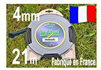 Filo dentato in nylon per decespugliatore, 4 mm, bobina da 21 m