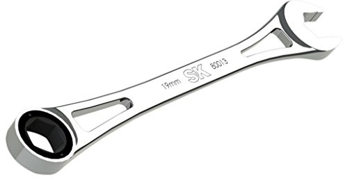 SK Tools USA 19MM, 6 Point, X-Frame® Combination Ratcheting Wrench | 80013