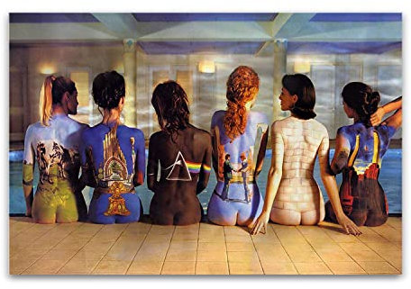 Startonight Glasbild Sexy Frauen am Pool, Bild auf Acrylglas Muster Modern Dekoration Fertig zum Aufhängen 60 x 90 cm