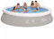 Jilong Piscine ronde gonflable Gris 450 x 122 cm