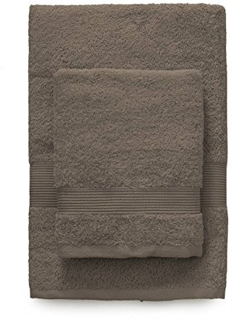 Zucchi, Badtextilienset aus Frottee 1 + 1, Waschlappen und Gästetuch, wasserblau, Art. 3344 Glacè
