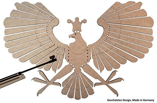 Schützenvogel 2er Set, Schützenadler, Zielscheibe, Schießspaß Luftgewehr, Schützenfest, Schießziel, Holzvogel, Made IN Germany