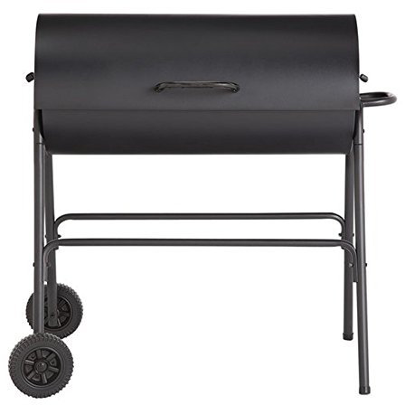 Argos Charcoal Oil Drum BBQ - Cover, Utensils & Adjustable Grill