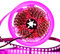 LED Strip 5M, XUNATA LED Streifen SMD 5054（Heller als 5050）Pink LED Lichtband IP65 Wasserdicht Selbstklebend LED Bander, Ideal für Garten, Weihnachten, Küche, Party (Pink)