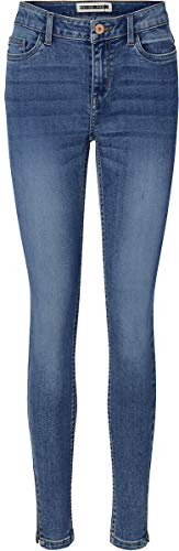 Noisy May NOS DE Women's Nmcallie Hw Skinny Jeans Vi021mb Noos Skinny Jeans Not Applicable, Blue (Medium Blue Denim Medium Blue Denim), 38 /L32 (Manufacturer Size: 29)