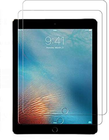 NOVAGO compatible avec Apple iPad Air iPad Air 2,nouvel ipad 9.7,iPad 5, iPad 6,iPad pro 9.7-Pack de 2 films protection écran en verre trempé résistant