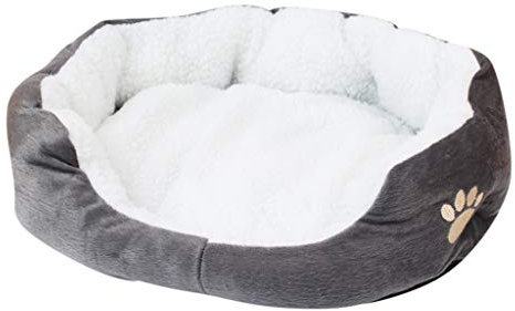 Kolylong® Hundesofa Warm Waschbar Hundebett für kleine und große Hunde Hundekorb Haustierbett Rutschfester Weich Abwaschbar Hundekisten Hundedecke Hundematte 50cm x 40 cm