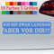 generisch Langsam Aufkleber Spruch Ich Bin vor dir Sticker lustig überholen Shocker98-Enzian 46x11,5cm