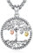 Eusense Kette Lebensbaum Silber 925 Baum des Lebens Anhänger Halskette Schmuck für Damen Mädchen