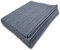 Craft Story Decke Yara - Tagesdecke aus 100% Baumwolle - Sofadecke, Wohndecke & Baumwolldecke - Jeans-Blau Uni, ca. 170 x 220 cm