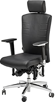 Haider Bioswing 560 iQ Leder Bürodrehstuhl