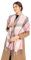 Miss Lulu Damen Schal Kariert übergroßer Quadratisch Deckenschal Winterschal Karo Tartan Streifen Plaid Muster Oversized Fransen Poncho (Rosa)
