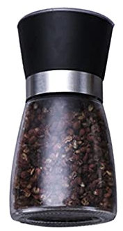 Moulin a Poivre Meuleuse de sel et de poivre - Moulin à moulins de sel et de poivre en acier inoxydable Moulin d'épices de moulin d'alimentation avec une grossièreté ajustable Salieres et Poivrieres