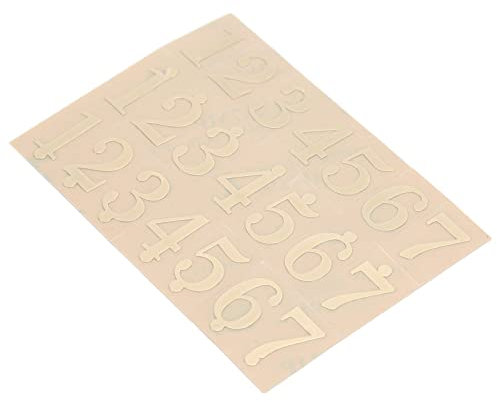 Ethereal Drum Note Sticker, Ätherische Trommelnotenaufkleber aus Stahl Steel Tongue Drum Sticker Ethereal Drum Scale Sticker Zungentrommel, Bronzing-Tonleiteraufkleber, Dekoration für Anfänger