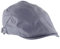 KYEYGWO PU Leder Schirmmütze für Herren, Gatsby Newsboy Flatcap Einstellbare Schiebermütze Freizeit Barette Cap Driving Cabbie Jagd Kappen Outdoor Zeitungskappe, Grau