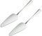 Pamtns 2 Pezzi Paletta Dolci Paletta per Torte Cake Server Multifunzionale Coltello Torta Server per Torta in Acciaio Inox Cake Cutter Divisore Paletta Spatola Triangolo con Bordo Seghettato Cucine