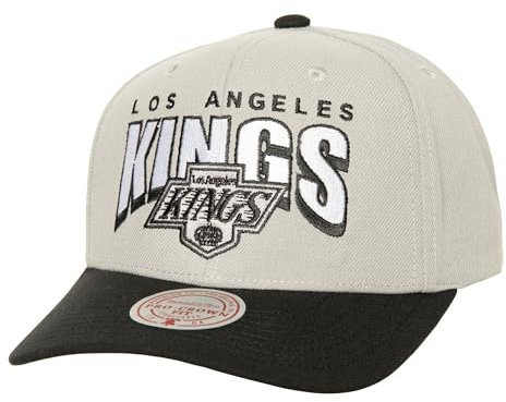 Mitchell & Ness Los Angeles Kings NHL Boom Text Pro Vintage Snapback Cap Gray - One-Size