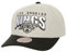 Mitchell & Ness Los Angeles Kings NHL Boom Text Pro Vintage Snapback Cap Gray - One-Size