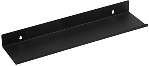 Langlebiges Lagerregal, L-förmiges Wandregal, schwimmendes Regal, Bambusholz, glatt, feuchtigkeitsbeständig, mit Kleiderhaken, Dekorationen, Display, weiß/schwarz, Regal, Bücherregal für Wohnzimmer,