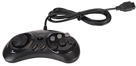 fürGenesis Controller – Besseres Spielerlebnis, Ergonomisches Design, Runde Scheiben Richtungstasten mit fürGame Machine