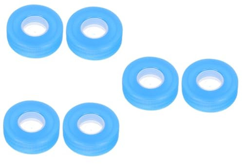 jojofuny 6pcs Water Dispenser Bucket Covers Replaceable Water Bottle Lids Leakproof Pitcher Jugs