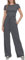 SotRong Two Piece Summer Outfit Women Fashion Leisure Suits Gym Tracksuit Full Set Short Sleeve Crop T-shirt Straight Leg Pants Matching Set Casual Comfy Loungewear Homewear Nightwear Dark Grey L