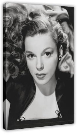 AAVEDA Judy Garland 2 Leinwand-Poster, Wandkunst, Dekordruck, Gemälde für Wohnzimmer, Schlafzimmer, Dekoration, Rahmen-Stil, 50 x 75 cm