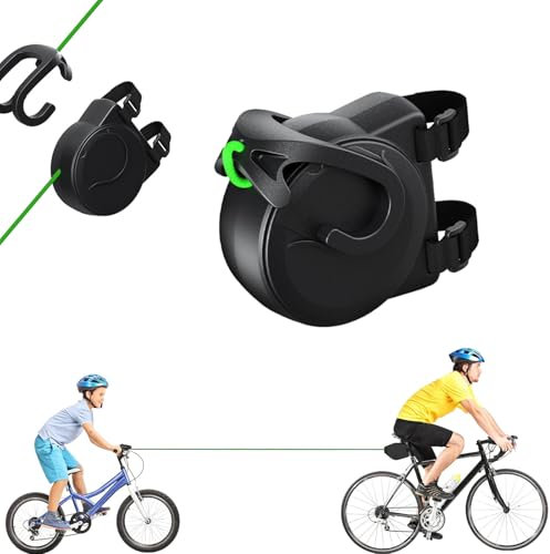 OKESYO Bicycle Tow Rope Children, 2.5 m Elastic Tow Rope Bicycle, Portable Parents Child Pull Rope Traction Rope, Tow Rope Bicycle Accessories for E-Bike, Mountain Bike, Load Capacity 500 lbs