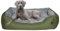 The Gorilla Den Dog Bed - Extra Large, Plush Orthopedic Dog Bed with Raised Sides, Soft & Durable Poly Cotton, Supportive Comfort for Extra Large Dogs, (Olive, XL)