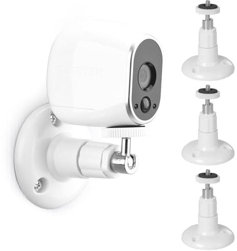 Adjustment Wandhalterung Kompatibel mit Ring Stick Up Cam Pro, Wandhalterung ohne Bohren, Kamera Halterung 360 Grad verstellbar, Sicherheitskamera Halterung Standfuß Sockel Zubehör für Ring Außen-Inne