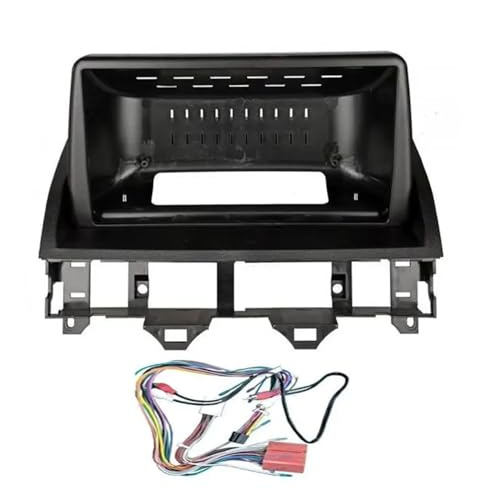 9-Zoll-Autorahmen-Blendenadapter Android Radio Audio Dash Fitting Panel Kit/Passend for Mazda 6 2004-2015 Autoradio Radioblende Doppel,Autoradio-Rahmen(Frame Cable)