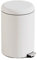 8 Litre Pedal Bin With Inner Bucket For Kitchen Bathroom Toilet Office Home Rubbish Soft-Close Lid Basket(White,12L 25 * 34CM)