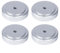 Shock Absorber Sound Isolation Pads 4 Piece Set for Speakers and Subwoofer Stability (20X8mm)