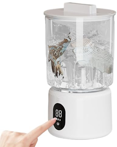 Mini Waschmaschine Kompakte Sockenwaschmaschine | Tragbare Mini-Waschmaschine Für Wohnung, Studentenzimmer, Wohnmobil, Zuhause, Reisen, Camping & Wäsche