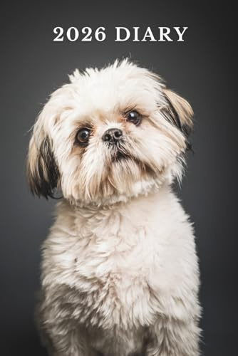 Shih Tzu Diary 2026: Week to view, 9 x 6 inch, Perfect gift for women, men, and dog lovers