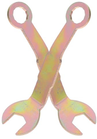 Gatuida Support de Porte Coulissante en Fer 2 Pièces, Clé de Réglage Polyvalente pour Réparation et Installation de Portes de Placard Coulissantes, Outil Pratique pour Atelier