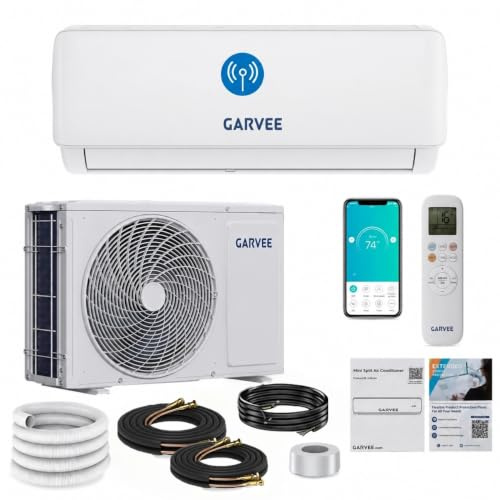 Climatiseur Mural Monosplit Inverter, 12000 BTU Climatisation, Climatiseur Split –Refroidissement/chauffage A++,R32, Clim 19 dB(A), Evaporateur Antibactérien, Filtre à Charbon,Autonettoyant,Wi-Fi/App