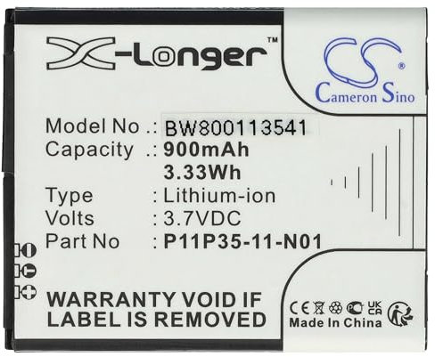 vhbw 1x Akku kompatibel mit Texas Instruments TI Nspire CX, TI-84 CE, TI-Nspire CX, TI-84 Plus CE Taschenrechner (900 mAh, 3,7 V, Li-Ion)