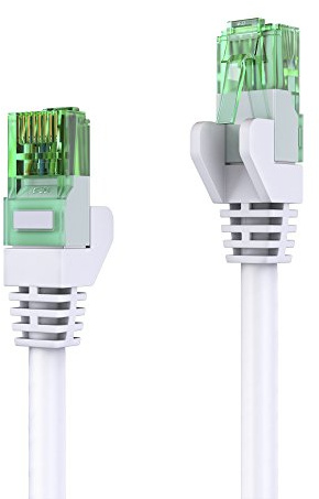 conecto 1.00m Patchkabel CAT.5e (UTP) Netzwerkkabel Ethernetkabel LAN Kabel Cat5 RJ45 Stecker (1 Stück) weiß